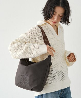 russet コーデュラナイロン2WAYショルダーバッグ(CE-1681) D.Brown