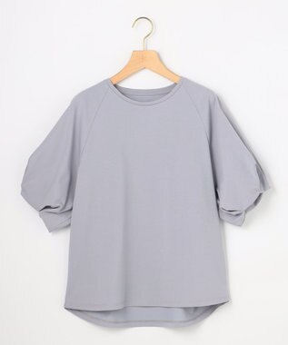 組曲 【先行予約】プレーティング天竺 バルーンスリーブカットソー