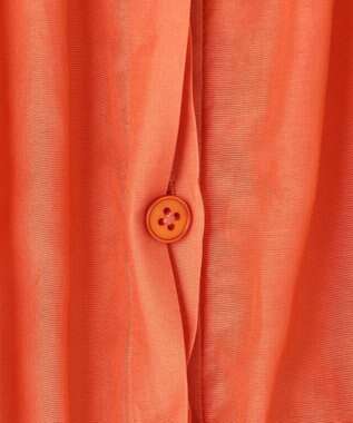 自由区 L シルクコットンローンフレンチスリーブ ブラウス マンダリン