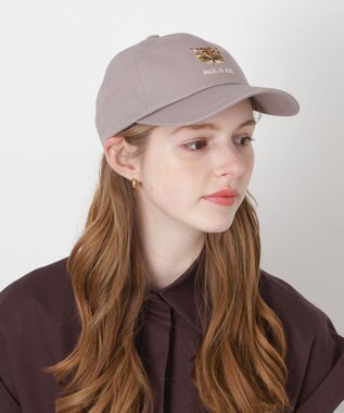  【FUDGE掲載】ポール & ジョー (PAUL & JOE ACCESSOIRES) 猫 ヌネット刺繍 キャップ