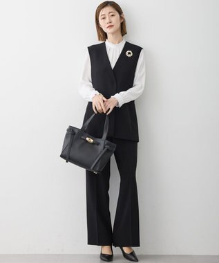 23区 ベルテッド トートバッグ ブラック系