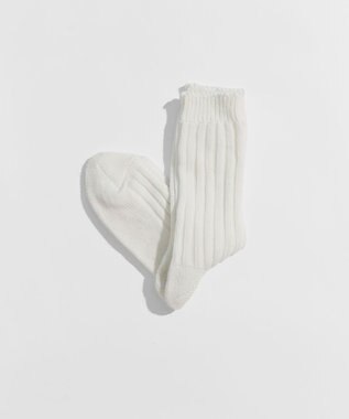 LENO NEW SOCKS [UNISEX] IVORY WHITE