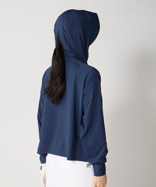 FILA GOLF／marie claire 【FILA GOLF】スーパーナイロンクール｜超接触冷感UVパーカー ネイビー