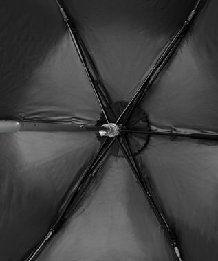 MOONBAT 【フワクール生地使用/軽量】MACKINTOSH PHILOSOPHY 遮光 晴雨兼用 折りたたみ日傘 ボーダー ライトグレー