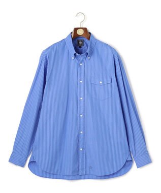 J.PRESS MEN 【J.PRESS ORIGINALS】SOKTAS Meander Garment Dye B.D. Shirt / Baggy-Fit サックスブルー系1