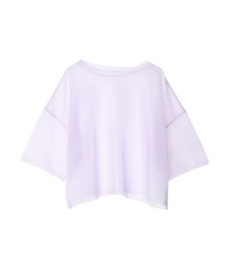 Green Parks シアーきらきらニットプルオーバー Purple