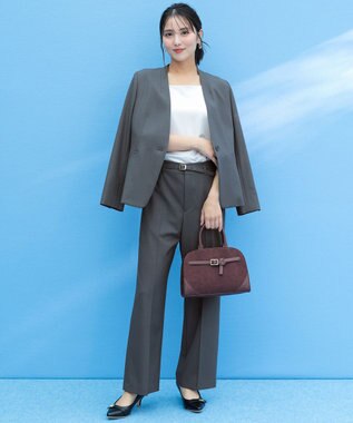 ANY SIS ウーステッドエステル ワイドパンツ