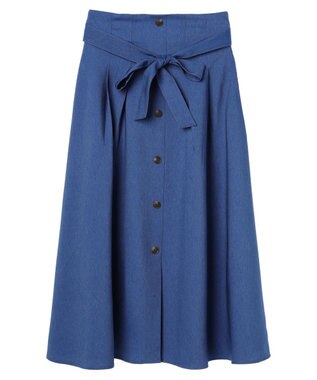 earth music&ecology デニムライクスカート Blue