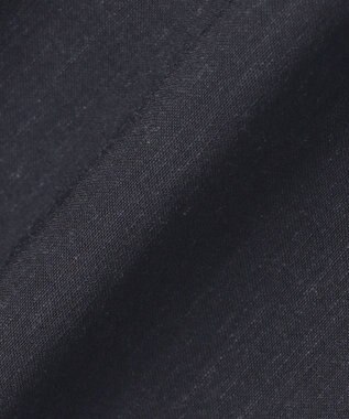 J.PRESS LADIES 【洗える】セルロースリネンストレッチ タックワイドパンツ ネイビー系