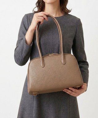 style code 【SNSで話題商品】本革ロングハンドルボストン　軽量　B5対応