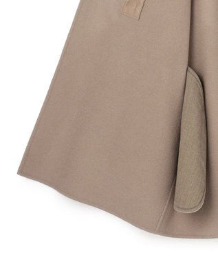 uncrave メルトンリバー ミドルダッフルコート トープ