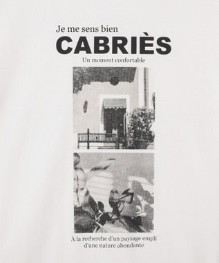 Green Parks アソート柄フォトＴシャツ Off White