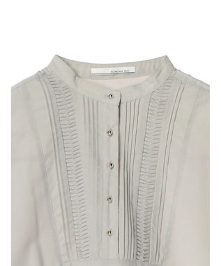 Green Parks ・ＥＬＥＮＣＡＲＥ　ＤＵＥ　ピンタックフレンチブラウス Gray Beige