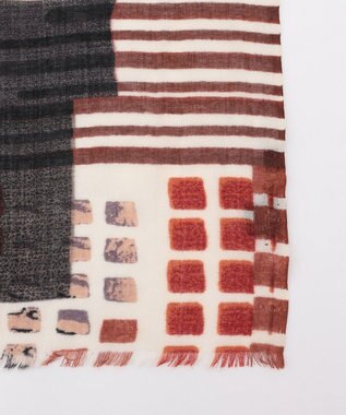 JOSEPH ABBOUD エスニックパターン ブラウン系6