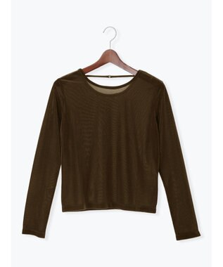 Te chichi シアーベロアトップス《2025Autumn catalog vol.2 item》 ブラウン