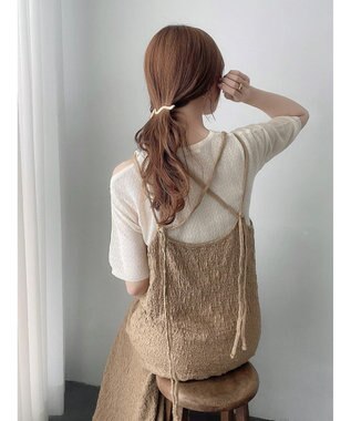 Green Parks ＪＱＤカットワンピース Beige