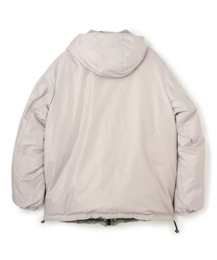 UNFILO MENS 【OCEANS YouTube 掲載】TAION×UNFILO リバーシブルフードダウン ライトグレー×セージグリーン