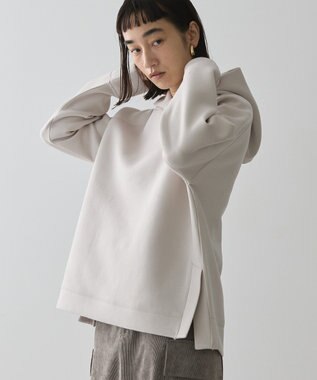 AMERICAN HOLIC サイドスリットポンチパーカー Gray Beige