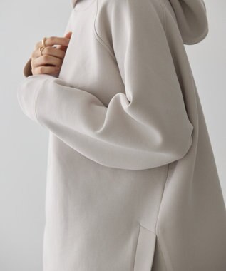 AMERICAN HOLIC サイドスリットポンチパーカー Gray Beige