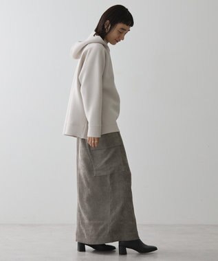 AMERICAN HOLIC サイドスリットポンチパーカー Gray Beige