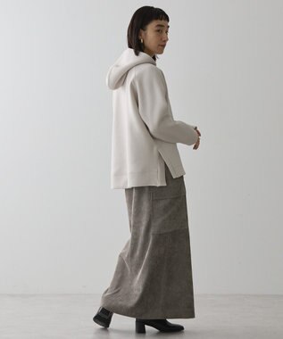 AMERICAN HOLIC サイドスリットポンチパーカー Gray Beige