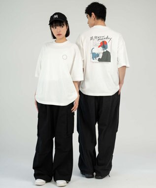 WEGO 【ユニセックス着用ITEM/SMLXLサイズ展開】アソートグラフィックT（SS） 柄4