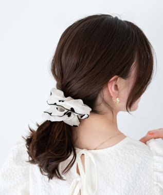 WEGO L総柄ハートシュシュ オフホワイト