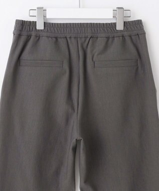 J.PRESS LADIES 【洗える】ストレッチピケジャージー パンツ グレー系