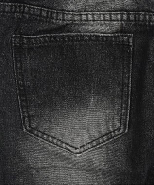 WEGO ウォッシュストリングデニム ブラック