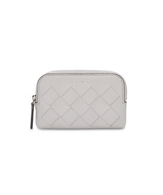 PELLE BORSA ラウンドファスナーキーポーチ Chrono Weave クロノウィーブ 5847 アイスグレー