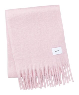 MOONBAT 【美人百花2月号/CanCam/andGIRL掲載】洗える ボリュームマフラー ソフトプレーン 幅40cm ペールピンク