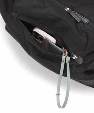 TOPKAPI 【Breath TOPKAPI】RIPPLE リプル エコナイロン コンビ ビッグ ショルダー バッグ ブラック