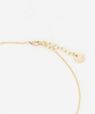 J.PRESS LADIES ダブルドロップ ネックレス ゴールド系