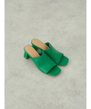 earth music&ecology ＯＲｉｅｎｔａｌＴＲａｆｆｉｃ　ストレッチミュールサンダル Green