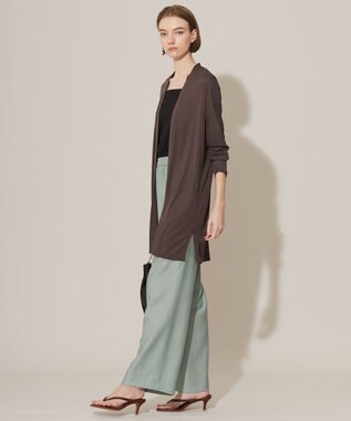 ICB 【WEB限定カラーあり・接触冷感・UVカット】PINION ロングカーディガン ソイル系