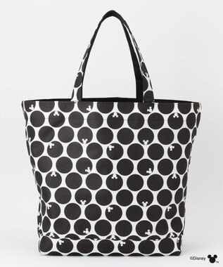 Y'SACCS 【Disney Collection】シルエットプリントトートバッグ　Lサイズ ブラック