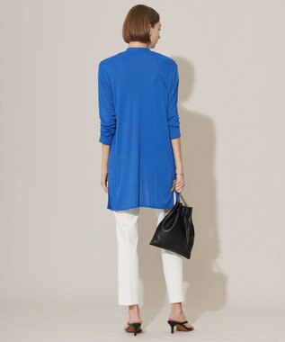 ICB 【WEB限定カラーあり・接触冷感・UVカット】PINION ロングカーディガン ラピスラズリ系