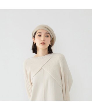 林八百吉商店 Jin no beat shi te cassie  シャギーベレーワッチ ベージュ