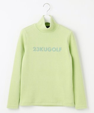 23区GOLF カラー豊富！【WOMEN】【吸湿発熱】グランサーモ モックネック カットソー ライトグリーン系