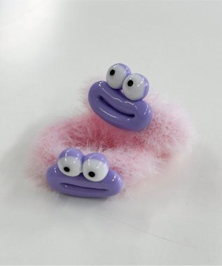 WEGO ミニモンスターヘアゴム2点セット ピンク