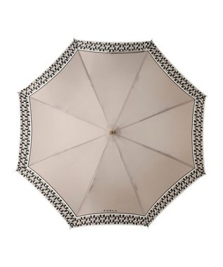 MOONBAT FURLA 【耐風】長傘 アーチロゴ ベージュ