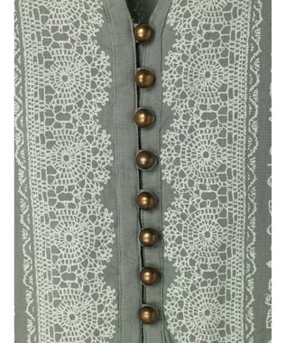 CRAFT STANDARD BOUTIQUE パネル柄ウエスト切り替えボリュームワンピース Light Green