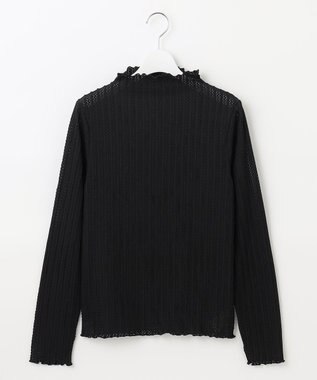 Feroux シアーパターンステッチ カットソー ブラック系