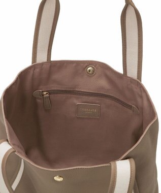 TOPKAPI 【TREASURE TOPKAPI】ソフトシュリンク テープハンドル A4 トート バッグ グレージュ