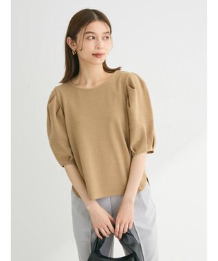 Green Parks ・ＳＵＧＡＲ　ＳＰＯＯＮ　ランタンスリーブプルオーバー Beige