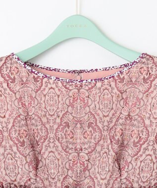 TOCCA 【消臭＆洗える！】PINK JAIPUR ロングドレス ピンク系5