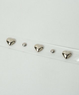 WEGO Lハートスタッズベルト 柄1