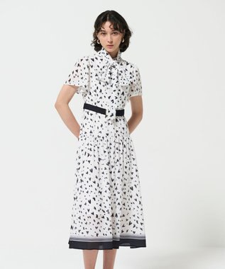 GRACE CONTINENTAL ハートレオパードプリントワンピース キナリ