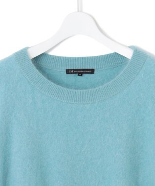23区 S ウールカシミヤシャギー ニット ターコイズブルー系