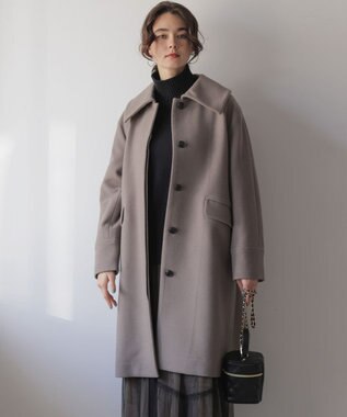 組曲 S ウールモッサステンカラー コート